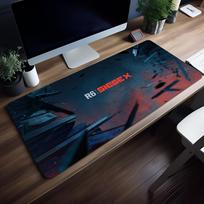 Game R-Rainbow Six Siege R6 Mouse Pad Non-slip Thickened Large Writing Lockedge Office Student Gaming Cushion MousePad 30cmx60cm(11.8x23.6inch) gray