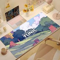 T-Tunic Game Cool Mouse Pad Non-slip Thickened MousePad Large Writing Lockedge Office Student Gaming Cushion 30cmx60cm(11.8x23.6inch) white