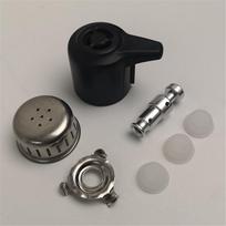 Electric Pressure Cooker Valve Set: Pressure Limiting, Exhaust, Safety, Relief Valves (7 Pieces, 105-135Kpa) Exhaust Valve 7-Piece Set black