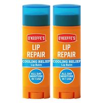 O'Keeffe's Lip Repair Lip Balm Stick Cooling Relief 4.2g 2 pcs blue