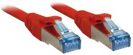 Tinklo Kabelis - LINDY Cat.6A S/FTP LSZH Tinklo Kabelis, RJ45, M/M, 500MHz, 7.5 m, Raudonas