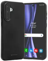 Mercury Soft dėklas, skirtas Samsung Galaxy A36, juodas
