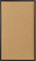NAGA korinio audinio smeigtukų lenta 100 x 60 cm, juodas MDF rėmas