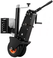 Priekabos domkratas, 227 kg, 330-590 mm, kilnojamas, lengvas, plieno, priekabų ratukas, valties vežimėlio domkratas