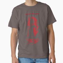 SPARTAN HELMET RED Spartan warrior helmet ancient greece this is sparta T Shirt for men Large size Adult tops S-6XL S gray
