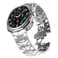 Prabangus vyriškas titano apyrankė Samsung Galaxy Ultra Watch 47mm Metalinė verslo juosta SAMSUNG GALAXY ultra 7 47 Dirželiai Correa Galaxy Ultra 47mm black