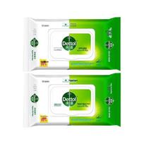 Dettol Premium Portable Antibacterial Wet Wipes green
