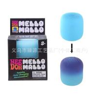 Diamond Needoh Nice Cube Sensory Stress Reliever Fidget Tool For Anxiet Cone Sparkly Ice For Adults & Kids Desktop Ornaments blue