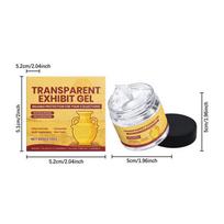 60g Museum Gel Clear Removable Museum Paste Putty Wax Removable Reusable No Residues Clear Adhesive Exhibits Putty Clear  Gel yellow