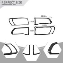 4 Taillight Covers for 2014-2020 Jeep Grand Cherokee none gray