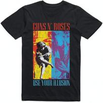 Guns N' Roses 1991 Illusion Black T-Shirt(1) S juoda