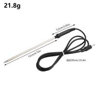 Food Meat Thermometer Probe Replacement Waterproof Temperature Probe Cooking Thermometer Probe Sensor Stainless Steel gray
