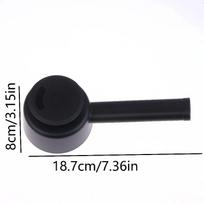 For Thermomix TM7 Cooking Steam Deflector Guide Pipe 360° Rotating Steam Diverter Kitchen Cabinet Protection Tools Accessories black