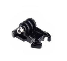 2pcs Buckle Clip Basic Mount for Gopro Go Pro Hero HD 1 2 3 3+ 4 5 6 7 Accessories Case Helmet for XiaoMi Yi Camera Accessories black