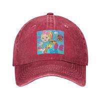 Jojo Siwa Clipart Denim Cap Casual Baseball Caps Adjustable Hat Summer Unisex Baseball Hats One Size pink