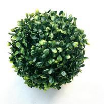 Imituokite plastikinį lapų kamuolį Dirbtinės žolės kamuolys namų vakarėlio vestuvių dekoravimui 10 cm grass ball beige