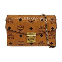 [Pre-Owned] Millie Visetos Monogram Chain Coated Canvas Crossbody Shoulder Bag Small - Good #WHVNEV ONE SIZE brown