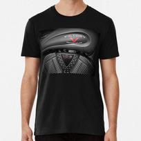 Victory Motorcycle S to 5XL Made in the USA T-Shirt XL gray