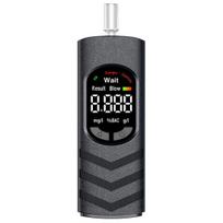 Portable Breathalyzer, Digital Alcohol Tester with LCD Display & 5 Mouthpieces, USB-C Rechargeable Breath Analyzer, Compact Car Essential for Home juoda