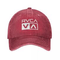 RVCA Surf Baseball Caps Vintage Distressed Washed Rvca Skate Rvca Skateboard Snapback Hat Unisex Outdoor Summer Gift Hats Cap One Size brown