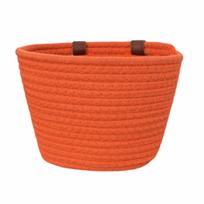Adjustable Handlebar Front Basket Large Capacity Cycling Basket Cute Bike Carrier Bag  Cargo Rack Orange red