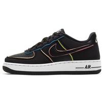 Nike Air Force 1 Low Black Pink Barely Volt GS CD7406-001 36 black