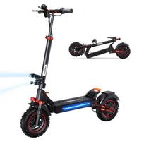 ISCOOTER iX5S Foldable Electric Scooter for Adult, Range 55KM, 1200W Motor, 15Ah Battery, 11  Tires, Load 150KG