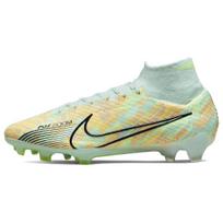 Nike Mercurial Superfly 9 FG Firm Ground Cushioning Slip Resistant Abrasion Resistant Soccer Shoes Men's Green Yellow DJ4977-343 36