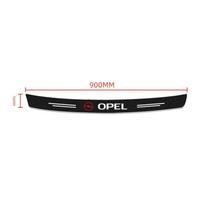 new 3D Carbon Fiber Rear Bumper Guard - Waterproof Anti-Scratch Trunk Protector Sticker Compatible Opel Astra j Insignia Astra g Hy4 black