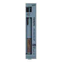 Japan UNI Jetstream Multi-function Pen 4 Ballpoint Pen + 1 Mechanical Pencil Limited Wooden Handle Multi-color Pen Stationery plieno mėlyna spalva