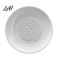 Ceramic Chili Mill Garlic Grater Plate Manual Ginger Masher Grinder for Kitchen Non Slip Grinding Dish Handheld Tool And Nuts Kitchen Food A