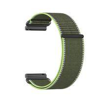 24 mm nailoninis Velcro dirželis, skirtas Garmin Venu X1, su metaline jungtimi, kvėpuojantis, sportinis, keičiamas riešo dirželis Garmin Venu X1 žalia