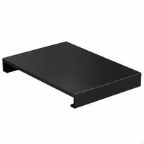 Virtuvės kaitlentės dangtelis lentyna Juoda kaitlentė Daugkartinė Black 30-40-5cm black