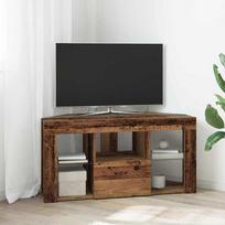TV staliukas Kampinė LED televizoriaus spinta 100 x 40 x 50 cm Senas medis