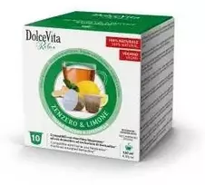 Dolce Vita Zenzero & Limone — imbiero ir citrinos arbatos kapsulės 72 vnt. (tinka Dolce Gusto* sistemai)