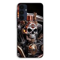 Dėklas Samsung Galaxy A16 Harley Davidson Mechaninė Kaukolė Maniacase juoda