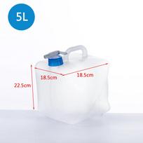5/10/20L Lauko kempingas Kelionės Sulankstomas kibiras Kemperis Turizmas Didelis vandens laikymo konteineris Sulankstomas vandens maišeliai Vandens kanistras 5L white