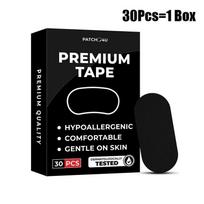 30/60Pcs Anti Snoring Sleep Mouth Tape Best Breathing Nasal Strips Medical Grade Improved Sleeping Snoring Relief Mouth Tape black