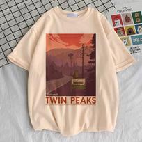 Twin Peaks Ring Owl tshirt female kawaii harajuku Pop Culture Trendy Vintage shirt Vintage University Pop Culture hip hop S