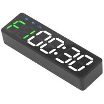 Gym Timer Portable Workout Interval Timer Fitness Clock Large Digital Display with Built in Powerful Magnet black