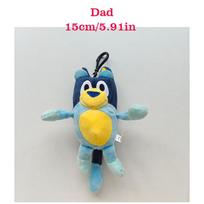 1-4Pcs Bluey Family Plush Toys - Cute Simulation Pet Dog Patrol Bingo Sister Kawaii Plush Doll Children'S Birthday Present white