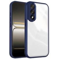 Oneplus Nord 5 CPH2709 dėklas Oro pagalvėlės Smūgiams atsparus Silikoninis buferis Skaidrus Matinis galinis dangtelis Kietas telefono dėklas Oneplus Nord 5 5G OnePlus Nord 5 gray