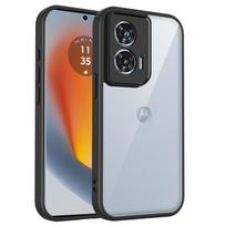 For  Motorola edge 50 fusion Case Moto Edge 50 Fusion Case Cover Cushion Shockproof Silicon Bumper Clear Matte Back Cover Hard Motorola Edge 50 Fusion gray