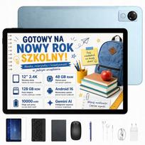 Planšetė Pockam P12 12" 8/128GB, Android 16, 10000mAh, 120Hz, WiFi, GPS, su dėklu