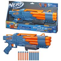 Hasbro Nerf Elite 2.0 Ranger PD-5 Manual Blaster: Features a barrel that holds 5 darts, includes 10 official Nerf Elite darts, easy-to-use dart orange