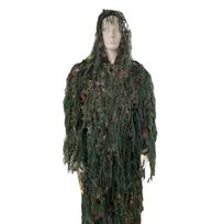 Jiangying Suaugusiųjų Ghillie Kostiumas Lauko Treniruotėms Fur/Moss Camouflage (3-Piece Set) black