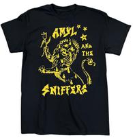 Vtg Amyl And The Sniffers Band Album Heavy Cotton Black T Shirt BT421 S įvairiaspalvis