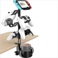 Controller Stand 3 Tier, Universal Headphone Holder for Desk,Compatible with Xbox PS5 PS4 Nintendo Switch, Headset Holder, Controller Organizer juoda