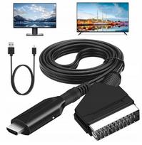 HDMI į SCART keitiklis, 1080p, TV adapteris