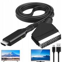 Adapterio kabelis 1 m, SCART į HDMI, 1080p